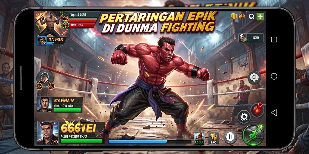 Tangkapan layar pertarungan dalam 666I menampilkan aksi dinamis dan karakter karismatik.