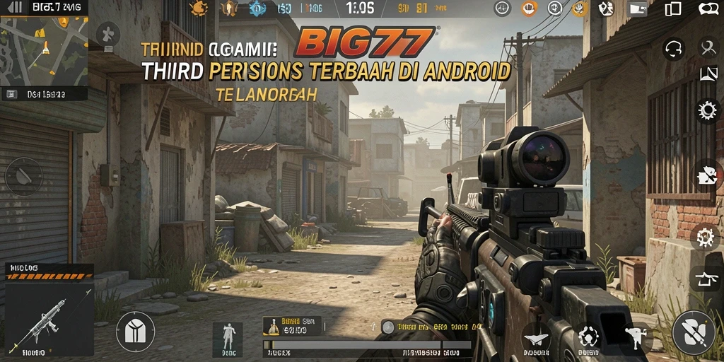 Tangkapan layar gameplay BIG77 menampilkan aksi tembak menembak yang intens.