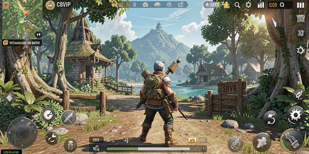Gameplay menarik dalam dunia terbuka yang menakjubkan.