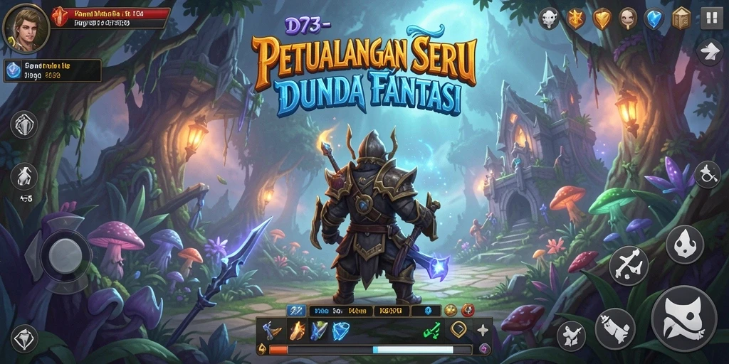 Screenshot dari gameplay seru D73 di dunia petualangan.