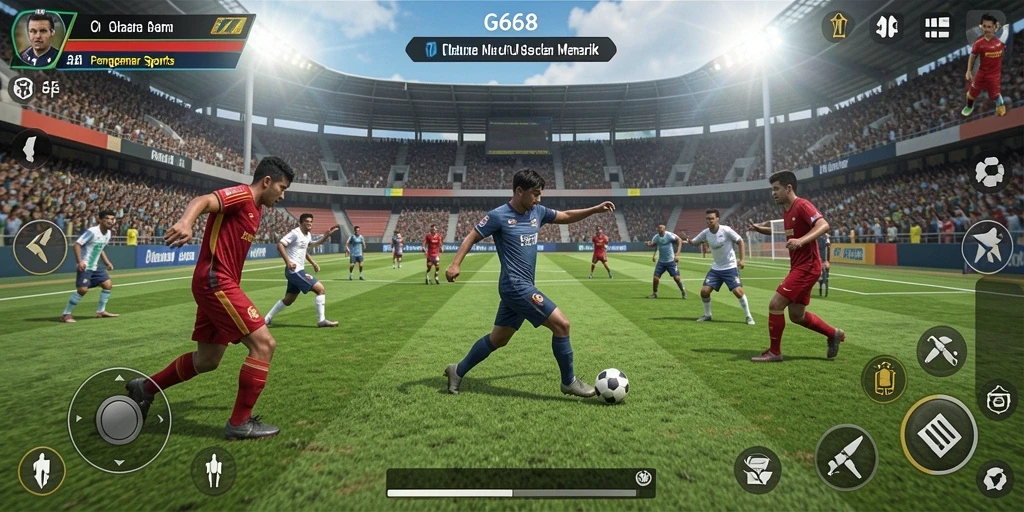 Tampilan gameplay seru dari G668 yang memukau para pemain.