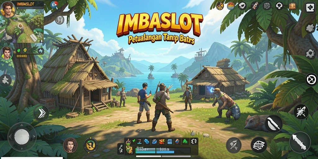 Screenshot gameplay IMBASLOT menunjukan petualangan Open World yang mendebarkan.