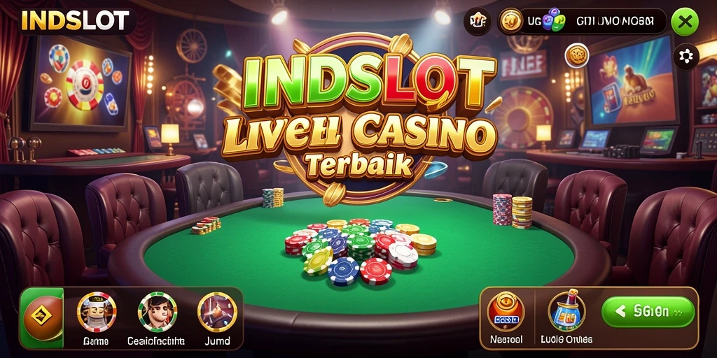 Tampilan gameplay yang menegangkan di INDSLOT Live Casino.