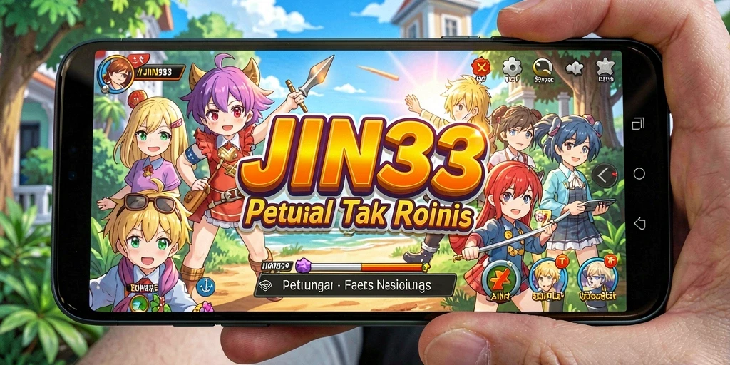 Gameplay JIN33 yang penuh aksi dengan karakter anime favorit.