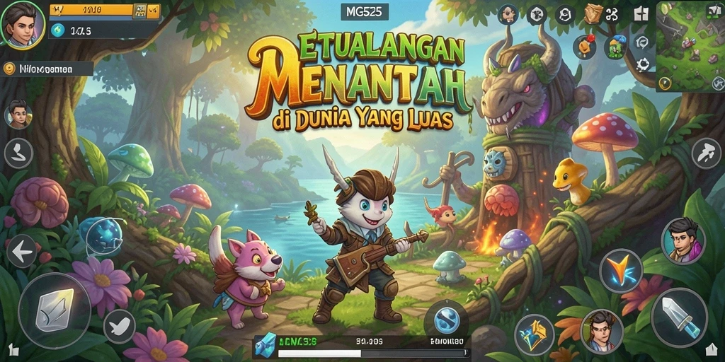 Screenshot MG525: Gameplay penuh aksi di dunia petualangan.