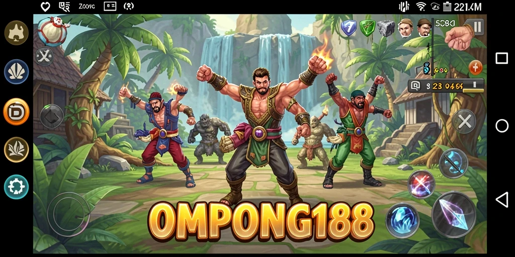 Gameplay seru dan interaktif dalam OMPONG188.