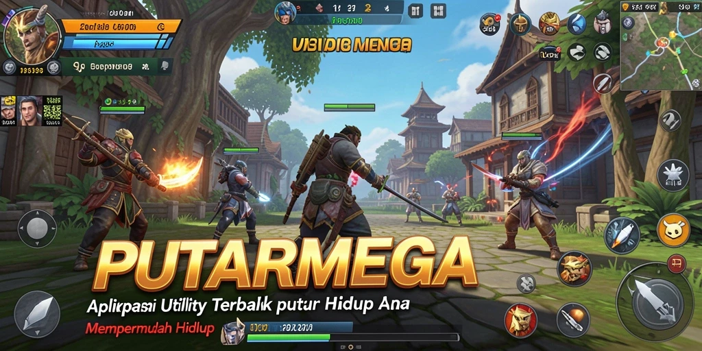 Tangkapan layar utama PUTARMEGA menampilkan fitur pengingat dan analisis data yang intuitif.