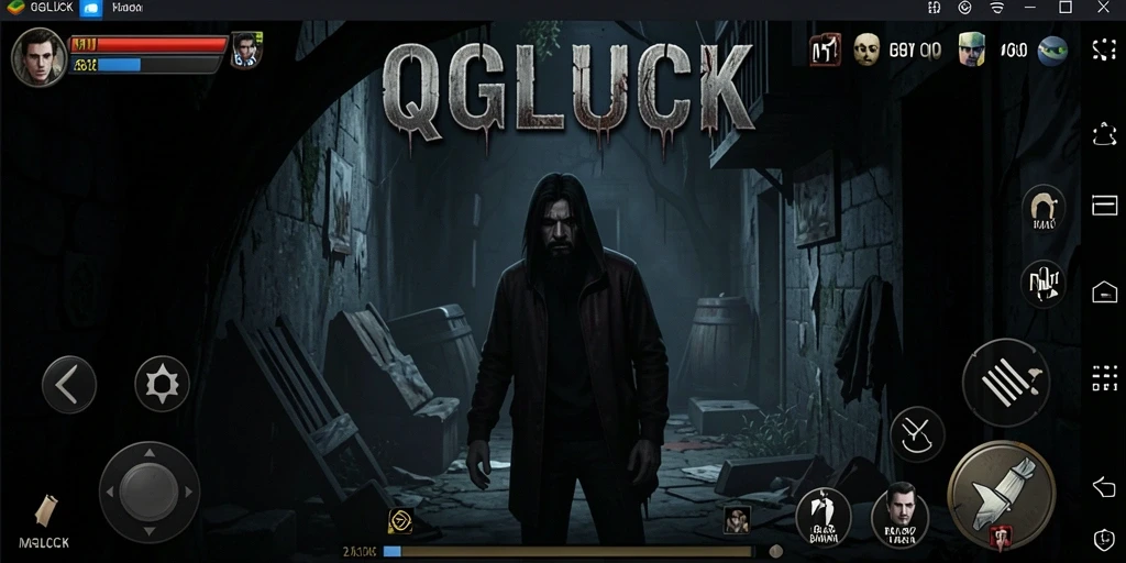 Tampilan gameplay <strong>QGLUCK</strong> yang menegangkan dan penuh ketegangan.