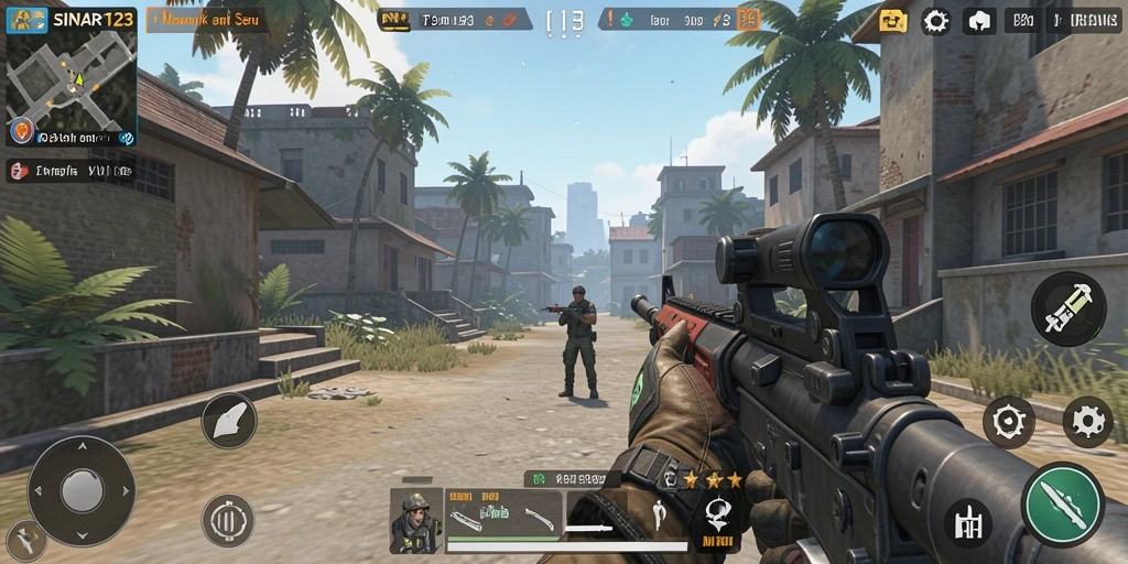 Tampilan gameplay SINAR123 yang menegangkan dan seru.