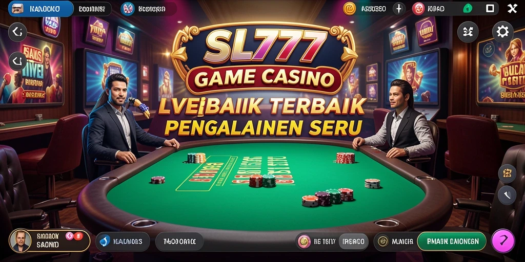 Tangkapan layar gameplay Live Casino yang seru dan interaktif.