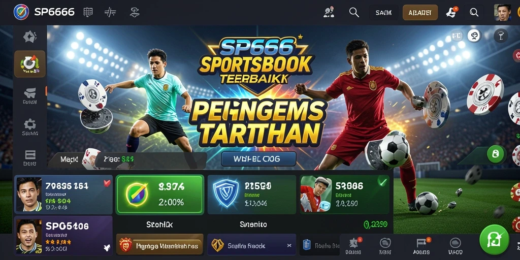 Tampilan screenshot gameplay SP666 menampilkan fitur sportsbook yang menarik.