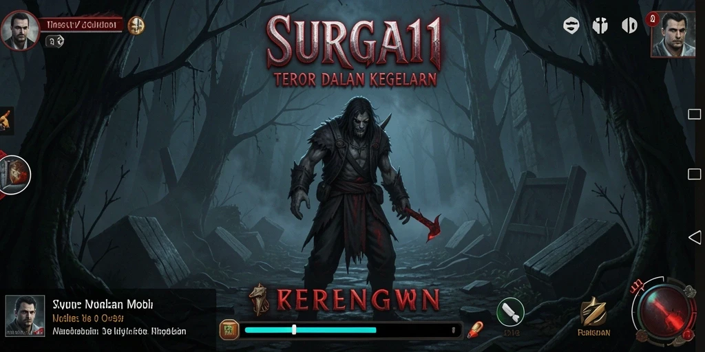 Gameplay menegangkan di SURGA11 dengan suasana mencekam.