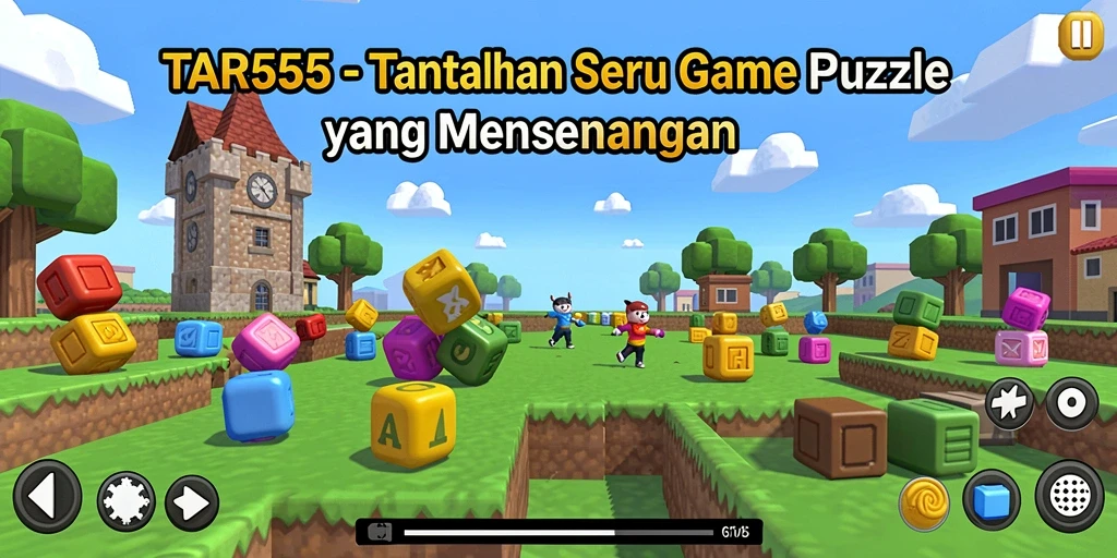 Tampilan gameplay TAR555 yang menantang dan menarik.