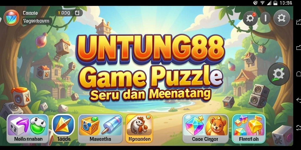 Tampilan gameplay UNTUNG88 yang penuh tantangan Puzzle.