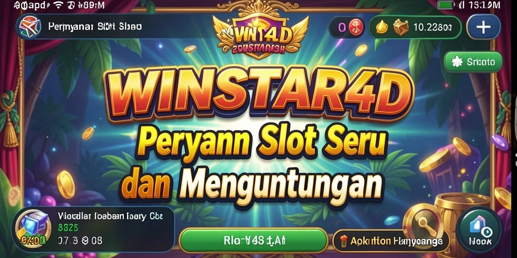 Tampilan menarik dari gameplay slot di WINSTAR4D.
