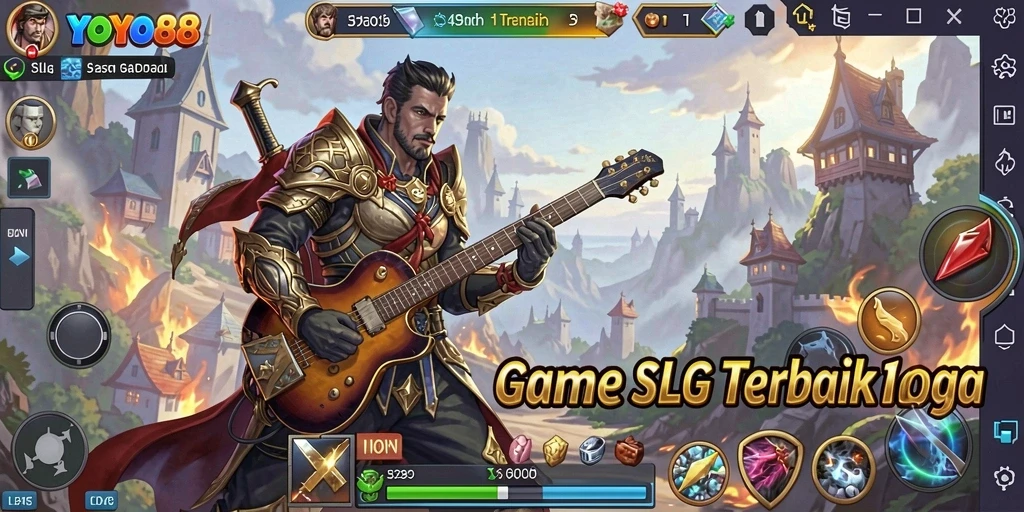Tangkapan layar utama menunjukkan aksi strategi dalam gameplay YOYO88.